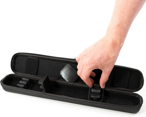 LEOPERIS Conductor Baton Case - With Resin Conducting Baton - Has Adjustable Inserts and Lid Pads - Includes Metal Bookmark Clip and Pencil in Saudi Arabia
