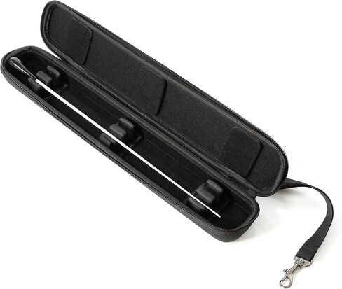LEOPERIS Conductor Baton Case - With Resin Conducting Baton - Has Adjustable Inserts and Lid Pads - Includes Metal Bookmark Clip and Pencil in Saudi Arabia