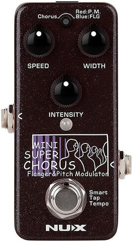 مجموعة دواسات NUX Mini SCF Super Chorus Flanger وPitch Effects مع كابلين للأجهزة وكابلين للتصحيح in Saudi Arabia
