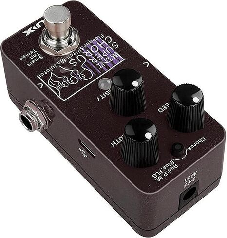 مجموعة دواسات NUX Mini SCF Super Chorus Flanger وPitch Effects مع كابلين للأجهزة وكابلين للتصحيح in Saudi Arabia