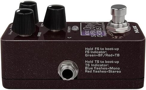 مجموعة دواسات NUX Mini SCF Super Chorus Flanger وPitch Effects مع كابلين للأجهزة وكابلين للتصحيح in Saudi Arabia