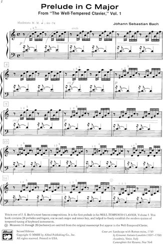 Prelude in C Major: Sheet (Alfred Masterwork Edition) in Saudi Arabia