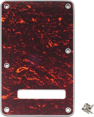 Musiclily 3Ply Strat Back Plate Tremolo Cavity Cover Backplate for Fender US/Mexico Made Standard ST Strat Stratocaster Modern Style Electric Guitar,Cream in Kuwait