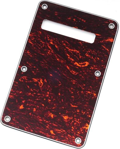 Musiclily 3Ply Strat Back Plate Tremolo Cavity Cover Backplate for Fender US/Mexico Made Standard ST Strat Stratocaster Modern Style Electric Guitar,Cream in Kuwait
