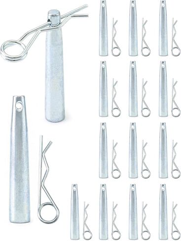 QWORK Aluminum Conical Coupler Pins with R-Clip - 15 Sets of 2.7-inch Stage Lights Truss Accessories for Lighting Trusses Replace Parts in Saudi Arabia
