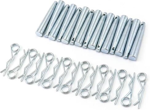 QWORK Aluminum Conical Coupler Pins with R-Clip - 15 Sets of 2.7-inch Stage Lights Truss Accessories for Lighting Trusses Replace Parts in Saudi Arabia