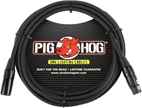 كابل إضاءة Pig Hog PHDMX10 3 Pin DMX، 10 أقدام in Kuwait
