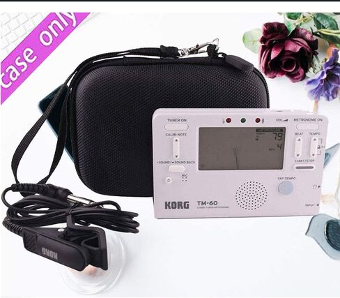 حقيبة حمل صلبة من WERJIA متوافقة مع جهاز ضبط المسرع Korg TM60BK/TM-50، KLIQ MetroPitch - موالف المسرع (وردي) in Kuwait
