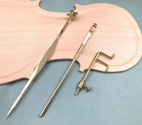 طقم أدوات إصلاح التركيب من Liyafy كمان لوثير من الكمان مع مقياس الصوت ومشبك للجلب وفضة سيتر in Kuwait