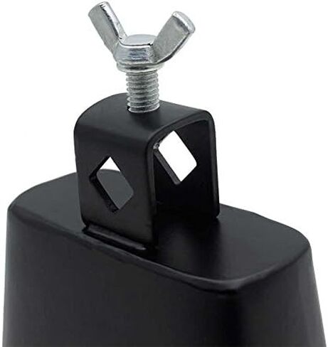 Bnineteenteam Cow Bell,6inch Metal Cow Bell Noisemaker with Stick for Percussion Musical Instruments Percussion Supplies in Saudi Arabia