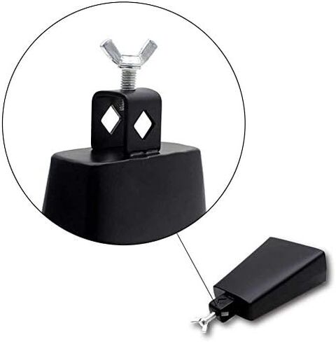 Bnineteenteam Cow Bell,6inch Metal Cow Bell Noisemaker with Stick for Percussion Musical Instruments Percussion Supplies in Saudi Arabia