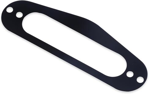 حلقة تثبيت لاقط رقبة الجيتار من Rubatone مع براغي متوافقة مع التقاطات لفائف واحدة من Fender Strat Stratocaster باللون الأسود. in Kuwait