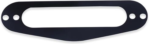 حلقة تثبيت لاقط رقبة الجيتار من Rubatone مع براغي متوافقة مع التقاطات لفائف واحدة من Fender Strat Stratocaster باللون الأسود. in Kuwait