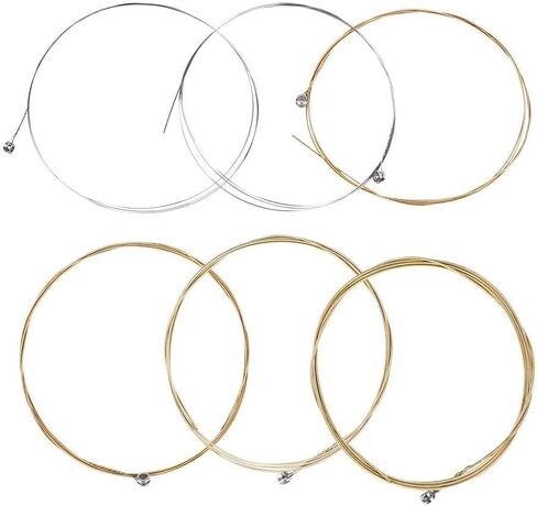 TUOREN 5 Sets of 6 String Guitar Strings Replacement Steel Guitar Strings for Acoustic Guitar Gold Ball End in Saudi Arabia