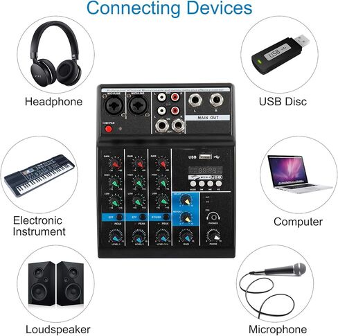 باتيور جهاز تشغيل العاب الفيديو الرقمية ميني بمنفذ USB مزود بـ4 قنوات لتسجيل الصوت عبر البلوتوث in Kuwait