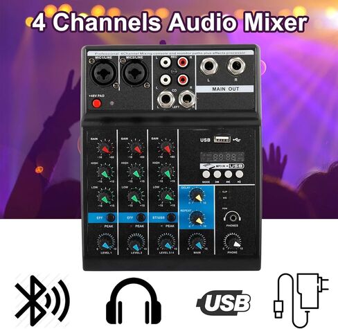 باتيور جهاز تشغيل العاب الفيديو الرقمية ميني بمنفذ USB مزود بـ4 قنوات لتسجيل الصوت عبر البلوتوث in Kuwait