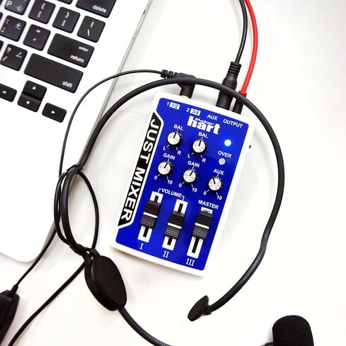خلاط جيب صغير يعمل بالبطارية/USB لسهولة الاتصال بأجهزتك الذكية مع 3 قنوات ستيريو بالإضافة إلى مفتاح تشغيل/ايقاف in Kuwait
