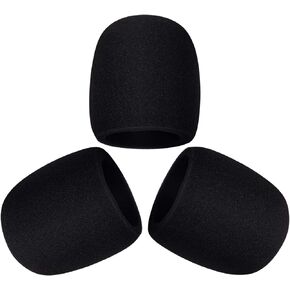 3 قطع غطاء ميكروفون أزرق Yeti ميكروفون واقي من الزجاج الأمامي لكاميرا Blue Yeti ، Yeti Pro مكثف ميكروفون (مقاس A، أسود) in Kuwait