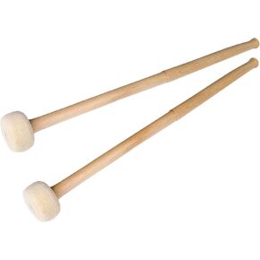 مطرقة تيمباني ستيك من قطعتين مقاس 14 انش مع رأس من اللباد مقاس 38 ملم ومقبض صلب متوسط in Kuwait