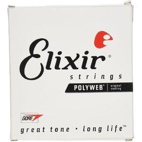 Elixir® Strings Anti-Rust Plated Plain Steel Single String (.009)