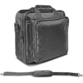 حقيبة مزج الصوت من اكسسيسابلز | حقيبة لوحة خلط صوت مبطنة - 12x12x4 | حافظة ميكسر دي جيه | متوافقة مع MG06, AG03, MG10X, Mix8, ProFX8, 802VLZ4, Xenyx X1204USB| حافظة مزج صغيرة, أسود in Kuwait