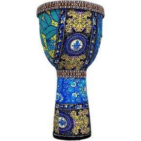 طبلة BORIYAM Djembe Bongo Drum مقاس 8 بوصات، طبلة يدوية، قرع، نودلز طبلة جلد الغنم، جسم طبلة من القطن والكتان، مناسبة للمبتدئين