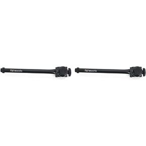 Gator Frameworks Adjustable Clamp-On Angled Mini Interlocking Design 9 Inch Boom Arm (GFW-MIC-CLMPBM9) (Pack of 2)