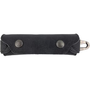 Hide & Drink, Harmonica Case, Vintage Style Protector, Instrument Cover, Musician Accessories, Full Grain Leather, Handmade, Bourbon Brown