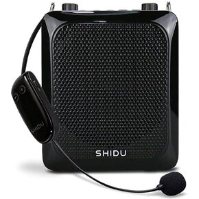 شيدو مكبر صوت لاسلكي، نظام PA عالي الطاقة قابل للحمل 25 واط مع سماعة راس UHF وميكروفون ومكبر صوت، بلوتوث، مكبرات صوت متعددة الوظائف للاماكن الخارجية والمعلمين والفصول الدراسية والدليل السياحي واللياقة in Kuwait
