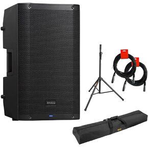 حزمة مكبر الصوت PreSonus AIR12 ثنائي الاتجاه النشط لتعزيز الصوت (مفردة) مع حقيبة حامل مكبر صوت Auray مقاس 51 بوصة، وحامل مكبر صوت من الفولاذ Auray، وكابل XLR-XLR in Saudi Arabia