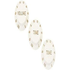 Fender Stratocaster Parchment Knobs - حجم ولون نغمة (مجموعة من 3) in Kuwait