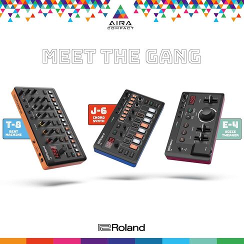 حقيبة حمل مخصصة مدمجة من Roland CB-RAC AIRA لحماية مدمن الصوت E-4 الخاص بك، وJ-6 Chord Synth وT-8 Beat Machine | انسيابي ومتين مع جيب شبكي داخلي in Saudi Arabia