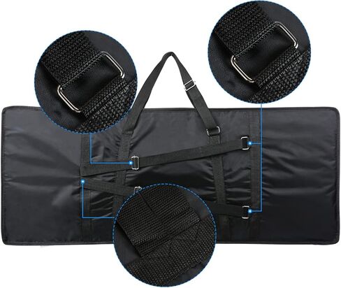 شنطة كيبورد الكترونية سميكة مقاومة للماء مكونة من 61 مفتاحا للالكترونيات (اسود) in Kuwait