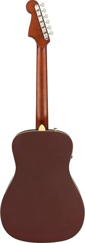 حزمة جيتار كهربائي صوتي من Fender Malibu Player مع حقيبة أزعج زرقاء منتصف الليل، وحزام، وموالف مشبك، وأوتار، ولفاف سلسلة، ولقطات، وأقراص DVD التعليمية لأوستن بازار - Sunburst in Saudi Arabia