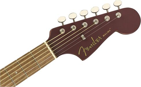 حزمة جيتار كهربائي صوتي من Fender Malibu Player مع حقيبة أزعج زرقاء منتصف الليل، وحزام، وموالف مشبك، وأوتار، ولفاف سلسلة، ولقطات، وأقراص DVD التعليمية لأوستن بازار - Sunburst in Saudi Arabia