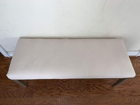 Waterproof Piano Bench Cover - Perfect for Pets, Kids, Elderly, Weddings, Parties - Machine Washable, Elastic, Removable - Cleans Easily(Beige) in Kuwait