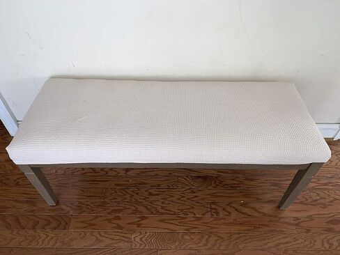 Waterproof Piano Bench Cover - Perfect for Pets, Kids, Elderly, Weddings, Parties - Machine Washable, Elastic, Removable - Cleans Easily(Beige) in Kuwait