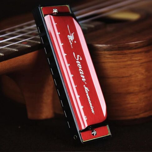 Harmonica Armonica Mouth Organ Blues Harmonica Key of C 10 Hole 20 Tone Polyphony Diatonic Harp with Case for Blues Folk Jazz Pop for Music Student Teacher Teaching Beginner Gift in Kuwait