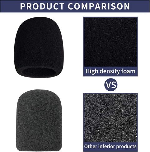 3 قطع غطاء ميكروفون أزرق Yeti ميكروفون واقي من الزجاج الأمامي لكاميرا Blue Yeti ، Yeti Pro مكثف ميكروفون (مقاس A، أسود) in Kuwait