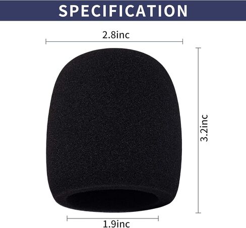 3 قطع غطاء ميكروفون أزرق Yeti ميكروفون واقي من الزجاج الأمامي لكاميرا Blue Yeti ، Yeti Pro مكثف ميكروفون (مقاس A، أسود) in Kuwait