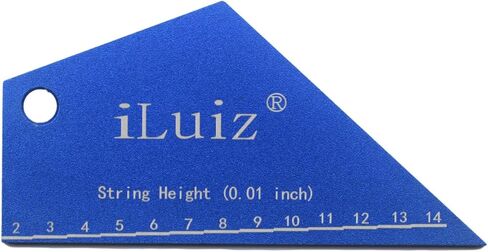 Fret Rocker AND String Height Gauge Professional Forever-direct Guitar Set Up Tool for Electric Bass and Acoustic Guitar Leveling Luthier Tool - iLuiz in Kuwait