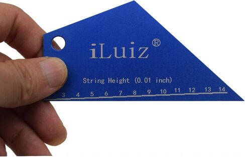 Fret Rocker AND String Height Gauge Professional Forever-direct Guitar Set Up Tool for Electric Bass and Acoustic Guitar Leveling Luthier Tool - iLuiz in Kuwait