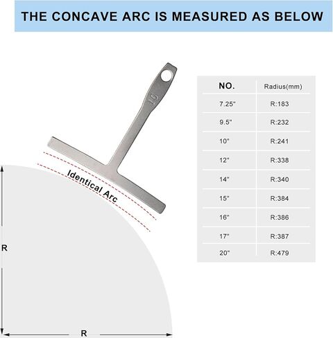 مجموعة أدوات باتور غيتار لوثيير مع شعاع مستوي لقيثارة 20.32 سم، مبرد لوثير، مقياس مسطرة حركي خيط، مقياس نصف قطر 9 خماسي للخيط، مفك براغي، حامي لوح أصابع وورق صنفرة in Kuwait