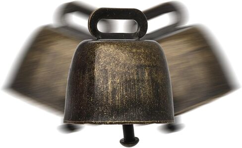Coloch 20 Pack Grazing Copper Cow Bells, Metal Farm Animal Anti Lost Bells Loud Bronze Bell Small Brass Calling Bells for Grazing Cattle, Horses, Sheep in Kuwait