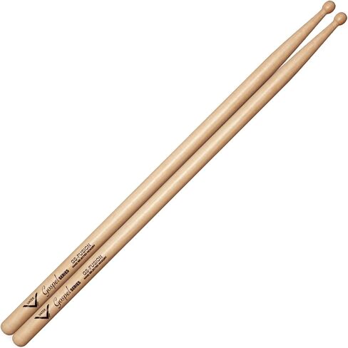 Vater Gospel Fusion Hickory Wood Tip Drum Sticks, Natural, Pair in Kuwait