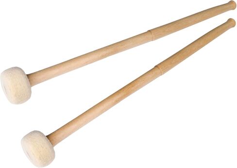 مطرقة تيمباني ستيك من قطعتين مقاس 14 انش مع رأس من اللباد مقاس 38 ملم ومقبض صلب متوسط in Kuwait