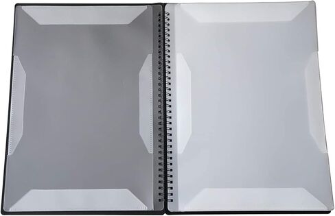 مجلد الموسيقى الورقية من YOTINO، مجلد مقاس 8.5 × 11 بوصة للموسيقيين، مجلد الفرقة، حجم حرف A4، 30 أكمام، جانب مزدوج أو الكتابة على الصفحات المكشوفة خارج الأكمام، لحمل أوراق الموسيقى والملفات (أسود) in Kuwait