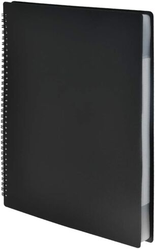 مجلد الموسيقى الورقية من YOTINO، مجلد مقاس 8.5 × 11 بوصة للموسيقيين، مجلد الفرقة، حجم حرف A4، 30 أكمام، جانب مزدوج أو الكتابة على الصفحات المكشوفة خارج الأكمام، لحمل أوراق الموسيقى والملفات (أسود) in Kuwait