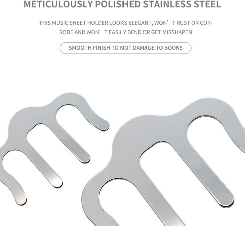 مشبك كتاب موسيقي، مشبك كتاب للقراءة، حامل موسيقى ورقة البيانو، حامل موسيقى للبيانو والكيبورد والحاملات والكتب in Kuwait