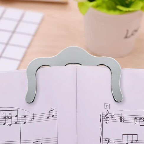 مشبك كتاب موسيقي، مشبك كتاب للقراءة، حامل موسيقى ورقة البيانو، حامل موسيقى للبيانو والكيبورد والحاملات والكتب in Kuwait
